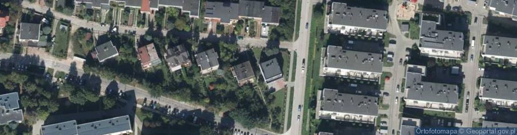 Zdjęcie satelitarne Malachitowa ul.