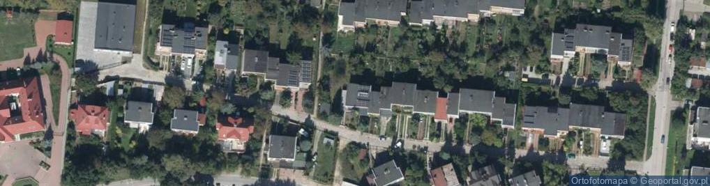 Zdjęcie satelitarne Malachitowa ul.