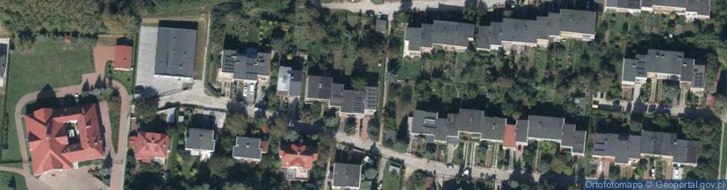 Zdjęcie satelitarne Malachitowa ul.