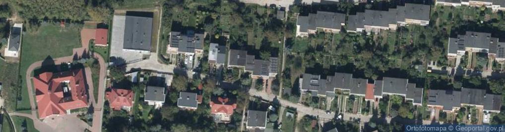 Zdjęcie satelitarne Malachitowa ul.