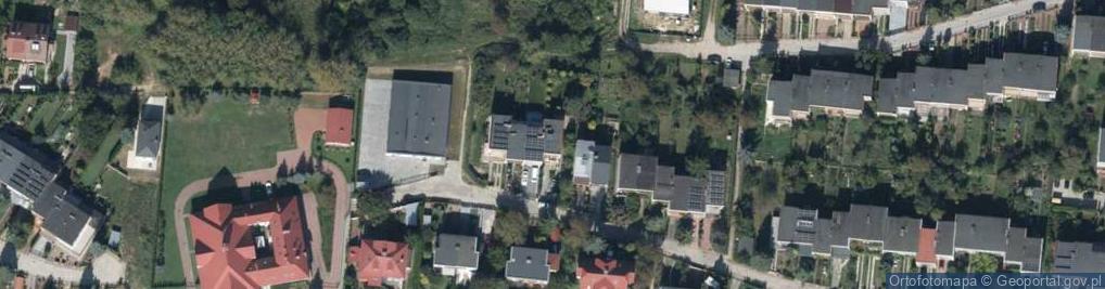 Zdjęcie satelitarne Malachitowa ul.