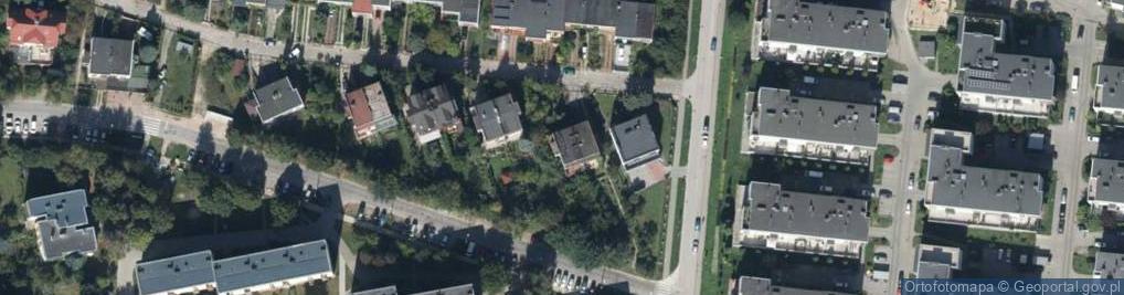 Zdjęcie satelitarne Malachitowa ul.