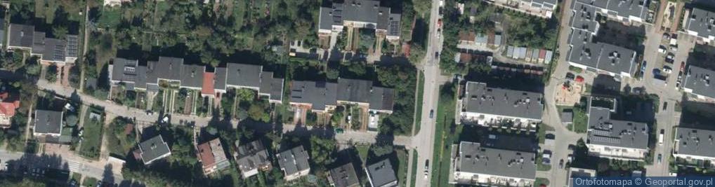 Zdjęcie satelitarne Malachitowa ul.