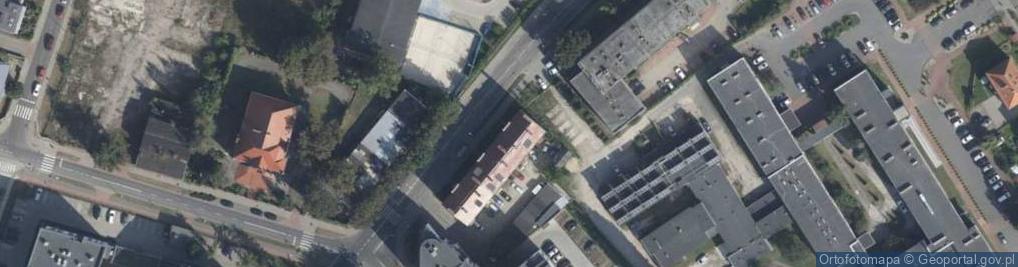 Zdjęcie satelitarne Mazowiecka ul.