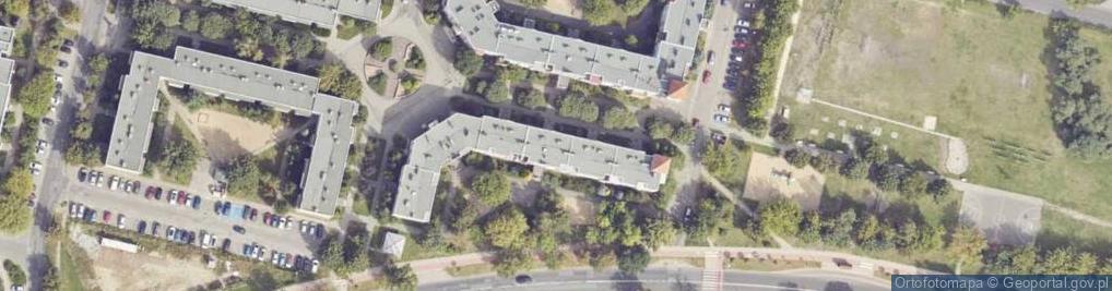 Zdjęcie satelitarne Makowa ul.