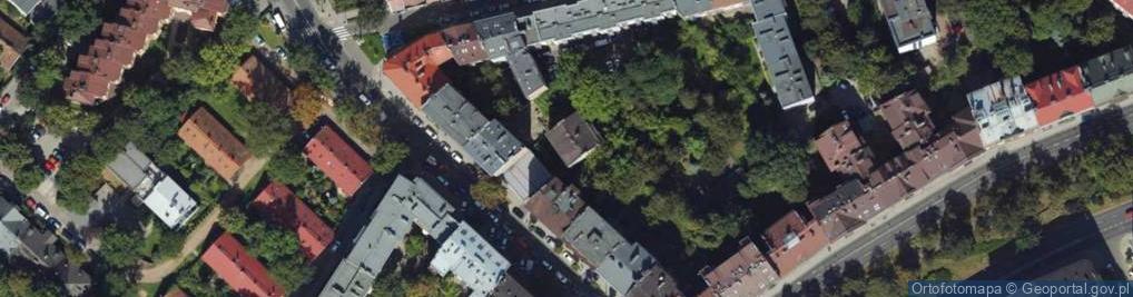 Zdjęcie satelitarne Mazowiecka ul.