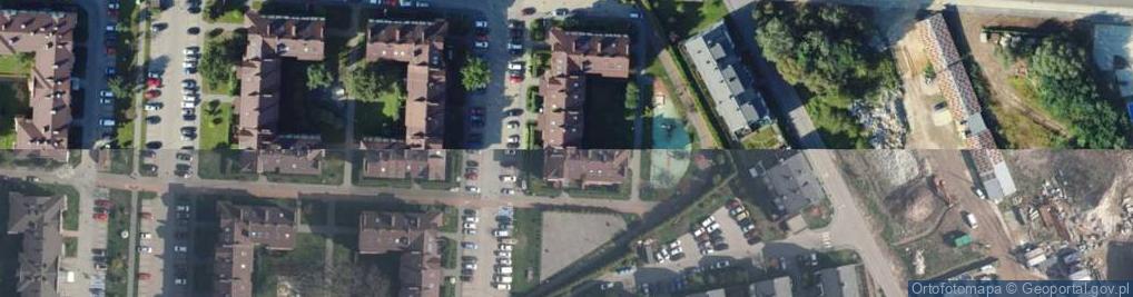 Zdjęcie satelitarne Malachitowa ul.