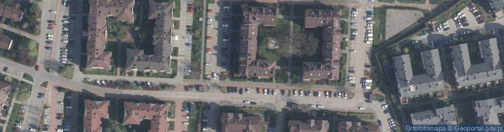 Zdjęcie satelitarne Malachitowa ul.