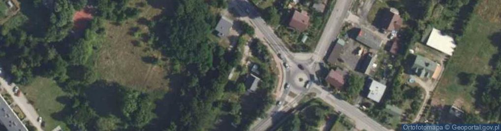 Zdjęcie satelitarne Mazowiecka ul.