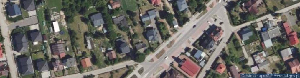 Zdjęcie satelitarne Mazowiecka ul.