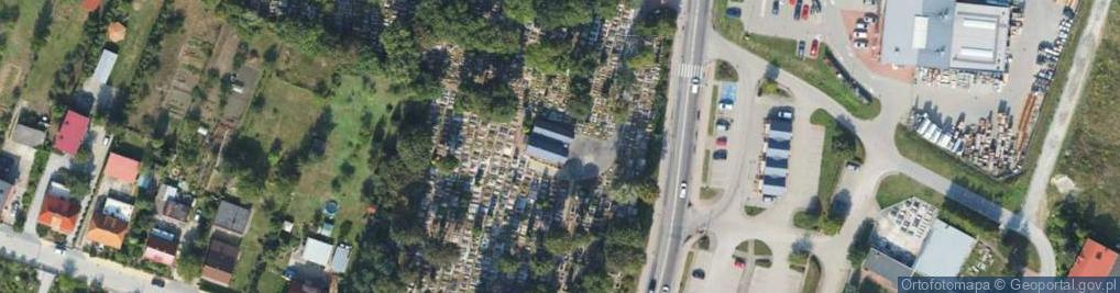 Zdjęcie satelitarne Malborska ul.