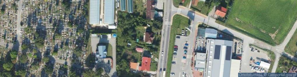 Zdjęcie satelitarne Malborska ul.