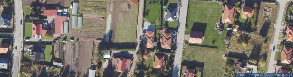 Zdjęcie satelitarne Makowa ul.