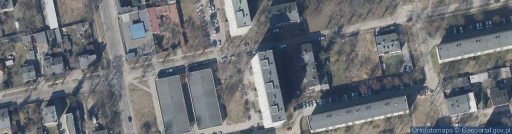 Zdjęcie satelitarne Mazurska ul.