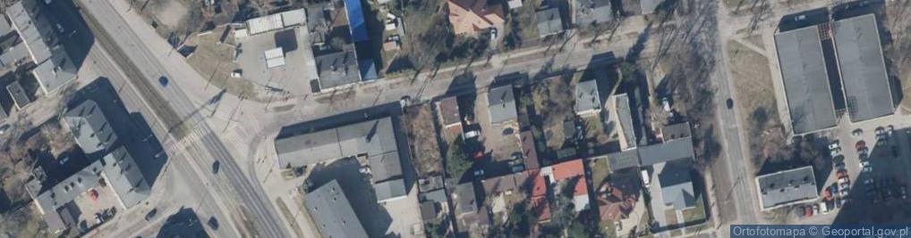 Zdjęcie satelitarne Mazurska ul.