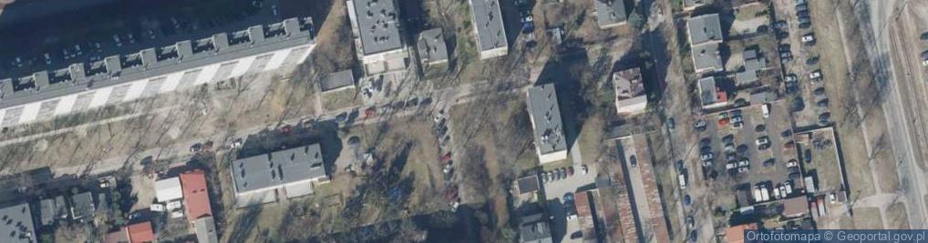 Zdjęcie satelitarne Mazurska ul.
