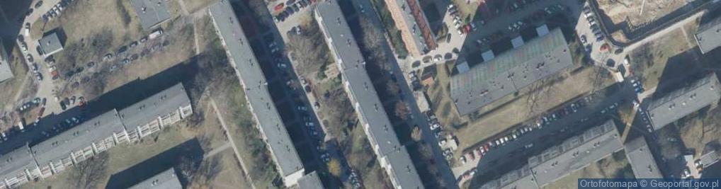 Zdjęcie satelitarne Maratońska ul.