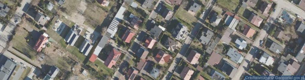 Zdjęcie satelitarne Malarska ul.