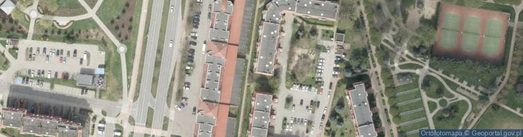 Zdjęcie satelitarne Mazowiecka ul.