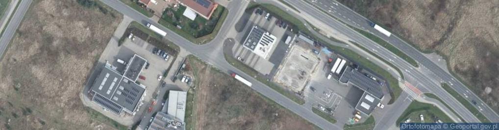 Zdjęcie satelitarne Malachitowa ul.