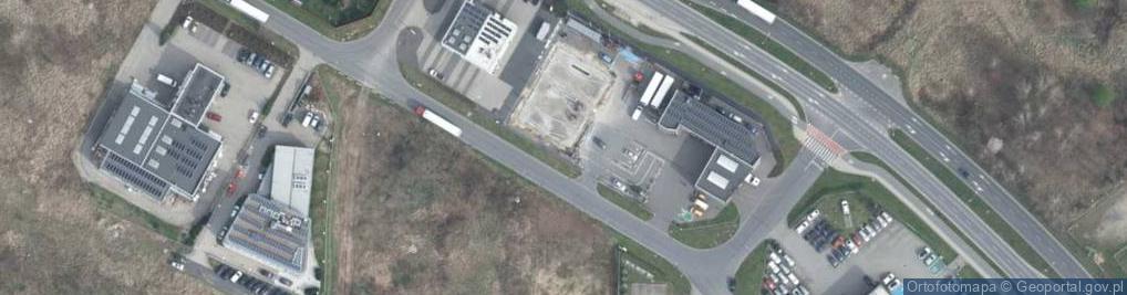 Zdjęcie satelitarne Malachitowa ul.