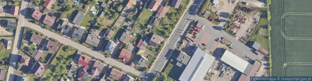 Zdjęcie satelitarne Mazowiecka ul.