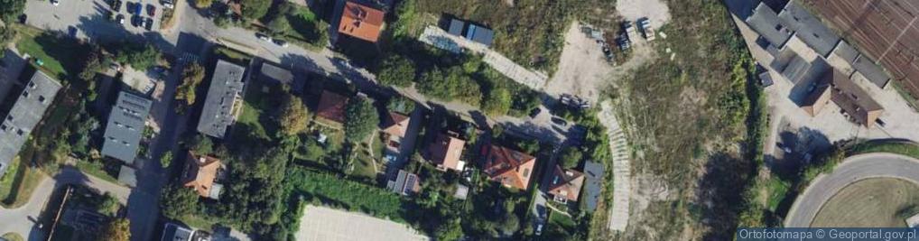 Zdjęcie satelitarne Mazurów ul.