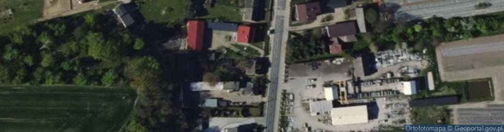 Zdjęcie satelitarne Małków ul.