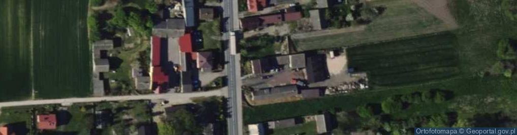 Zdjęcie satelitarne Małków ul.