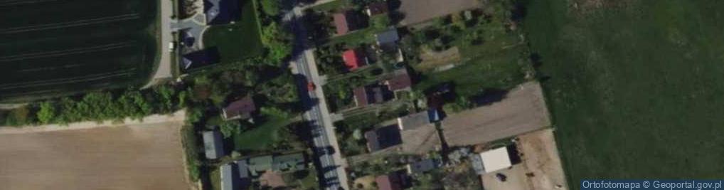 Zdjęcie satelitarne Małków ul.