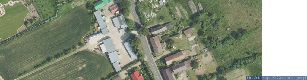 Zdjęcie satelitarne Małuszów ul.