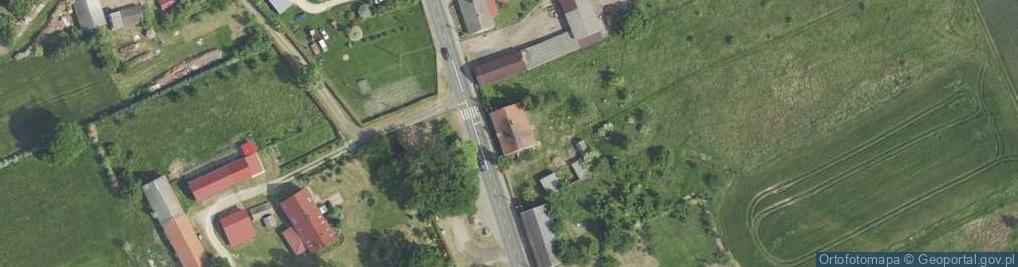 Zdjęcie satelitarne Małuszów ul.