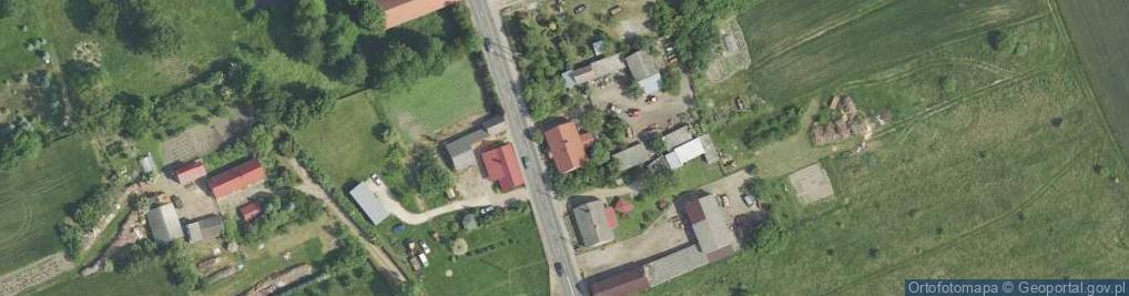 Zdjęcie satelitarne Małuszów ul.