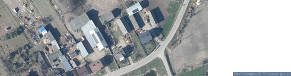 Zdjęcie satelitarne Mały Łęck ul.