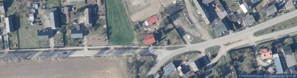 Zdjęcie satelitarne Mały Łęck ul.