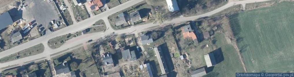 Zdjęcie satelitarne Mały Łęck ul.