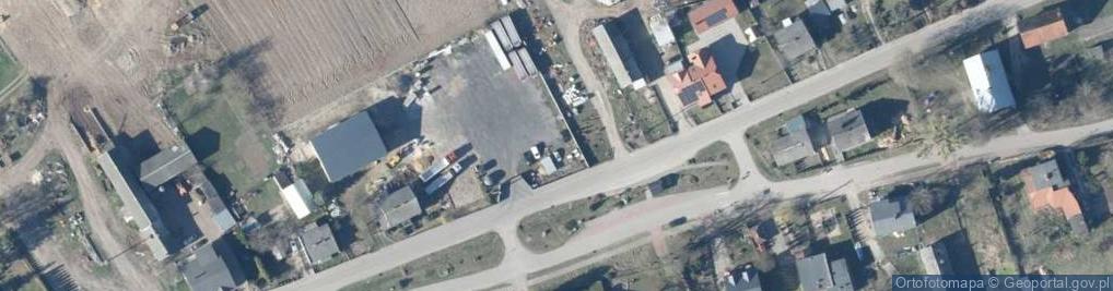 Zdjęcie satelitarne Mały Łęck ul.
