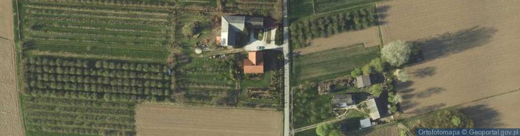 Zdjęcie satelitarne Maniów ul.