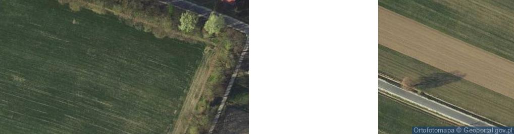 Zdjęcie satelitarne Maniów ul.