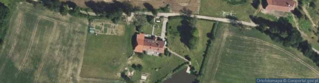 Zdjęcie satelitarne Mażany ul.