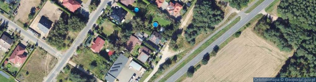 Zdjęcie satelitarne Mahoniowa ul.
