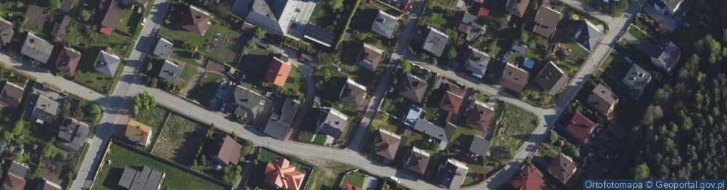 Zdjęcie satelitarne Malownicza ul.
