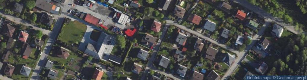 Zdjęcie satelitarne Malownicza ul.
