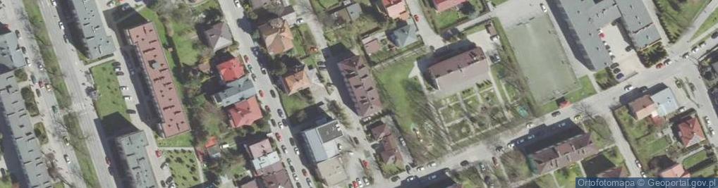 Zdjęcie satelitarne Małeckiego Ludwika ul.