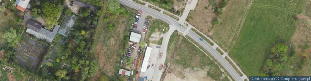 Zdjęcie satelitarne Mazowiecka ul.