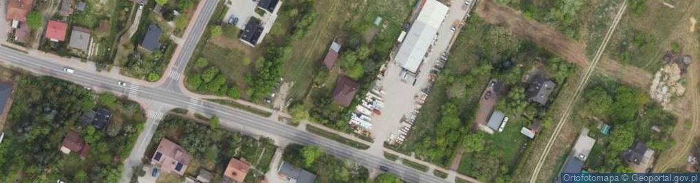 Zdjęcie satelitarne Mazowiecka ul.