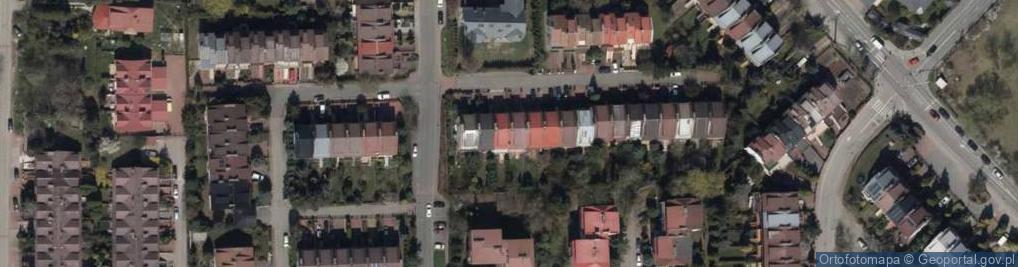 Zdjęcie satelitarne Malachitowa ul.