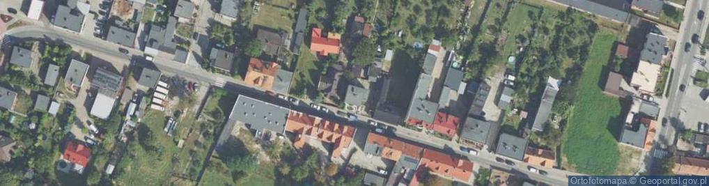 Zdjęcie satelitarne Malińska ul.