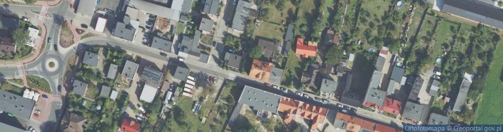 Zdjęcie satelitarne Malińska ul.