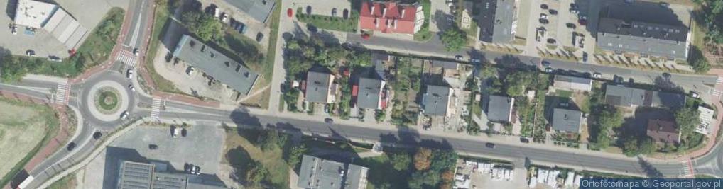 Zdjęcie satelitarne Malińska ul.
